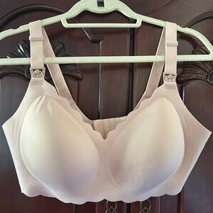 MomCozy XL Plus Nude Maternity Bra